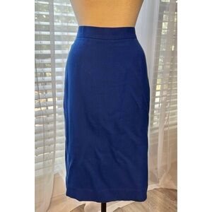 Christian Dior Separates Royal Blue Vintage Skirt Size 8 Business Casual